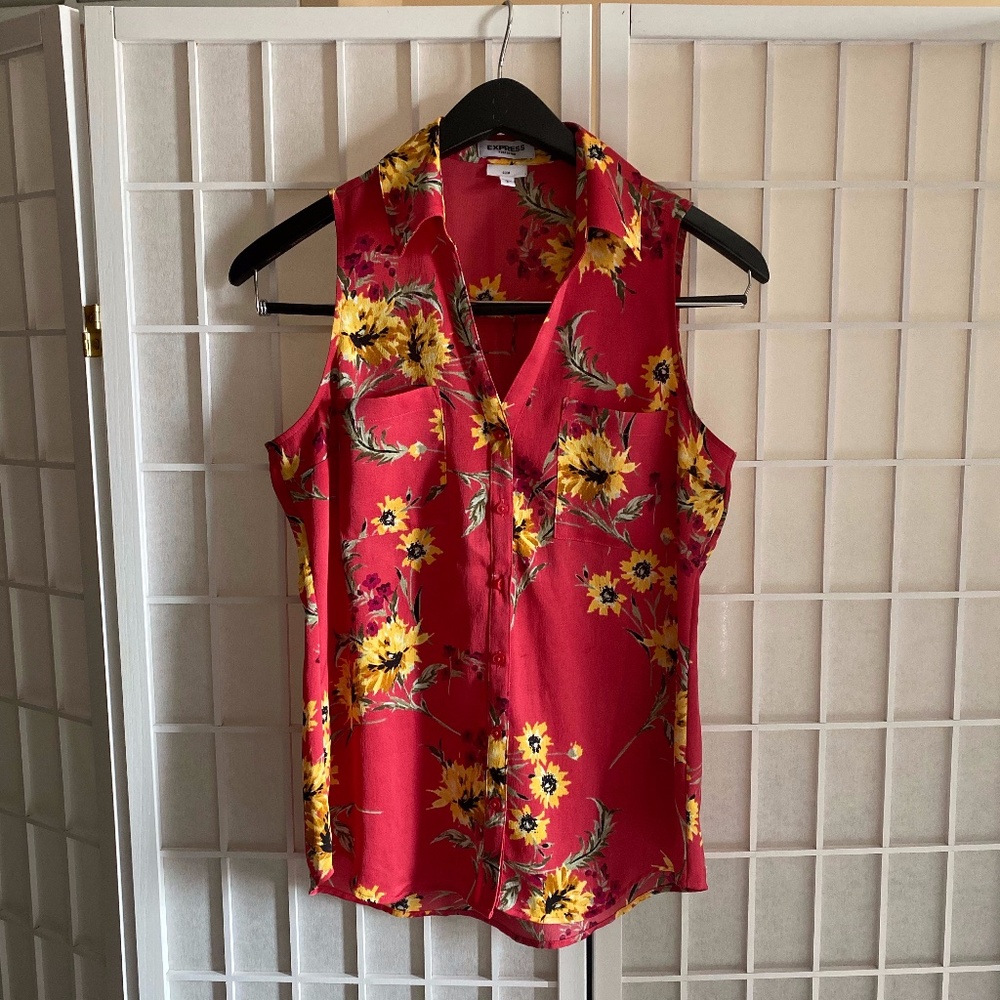 Express Small Sleeveless Blouse
